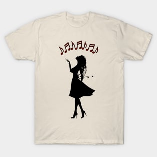Musical girl T-Shirt